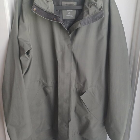 REI Women's Olive Trench Coat - Picture 2 of 9